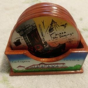 Wooden Coasters from Columbia